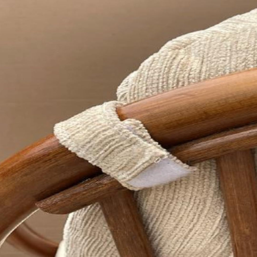 Cushion for Living Lounge Swivel Rocking Chair Cream Color (Just Cushion)