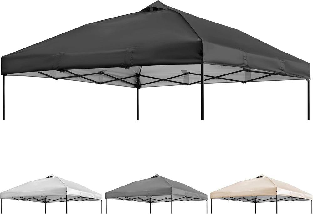 NINAT 10x10ft Canopy Replacement Top with Air Vent (Top Only) Black