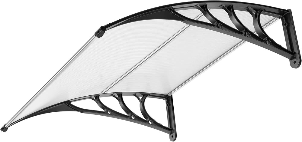VIVOHOME Polycarbonate Window Door Awning Transparent 38 Inch x 40 Inch