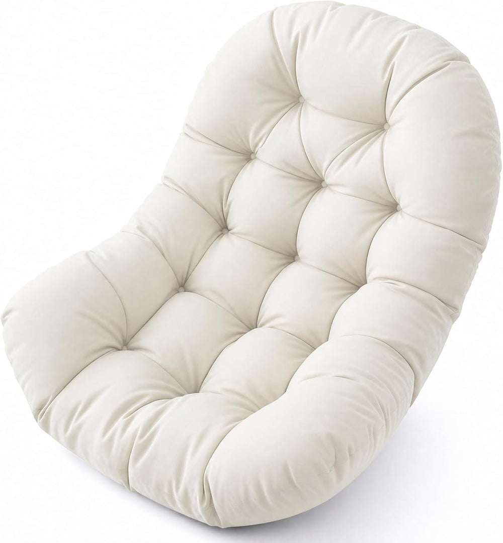 Outdoor Egg Chair Cushion Replacement, Waterproof Hanging Chair Cushion with ...
