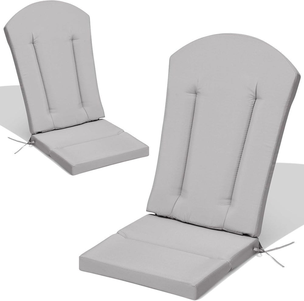 50x19.6 In Adirondack Chair Cushion Set of 2, Outdoor Chair Cushion