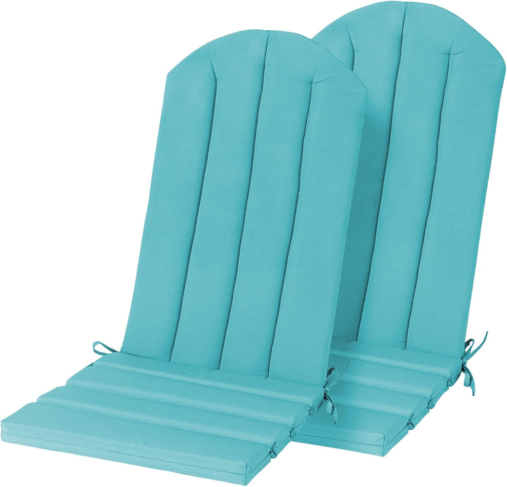 Adirondack Chair Cushion Set of 2 Indoor Outdoor Furniture Cushions Rocking C...