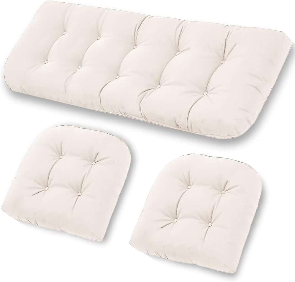 Wicker Furniture Cushions Outdoor, Patio Seat Chair Pads, Waterproof
