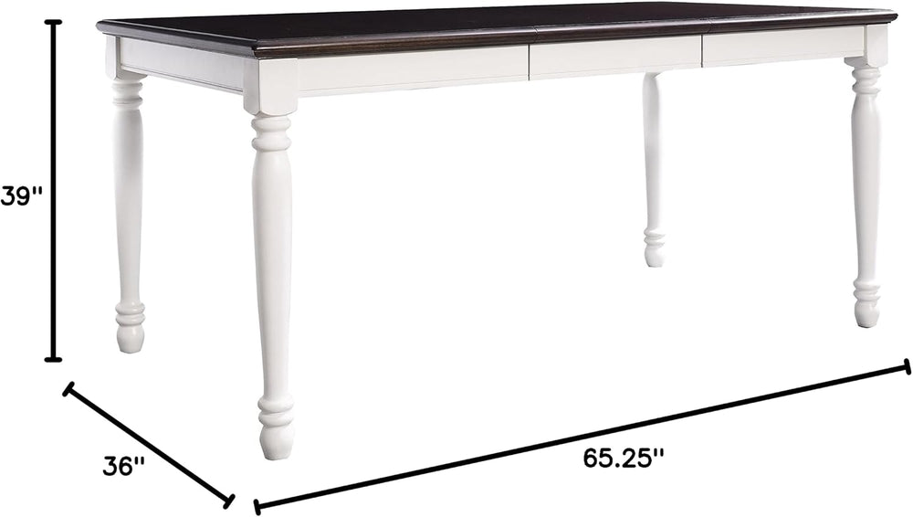 Crosley Furniture Shelby 7-Piece Traditional Dining Table Set for 6, Dinner T...