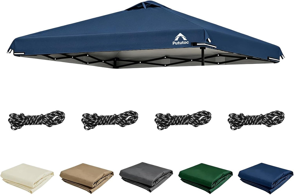 Canopy Replacement Top Cover with Air Vent (Blue, 10x10ft)