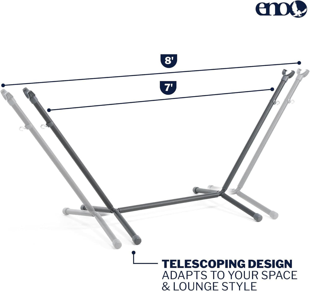 Eagle's Nest Outfitters - Parkway Adjustable Hammock Stand - Charcoal