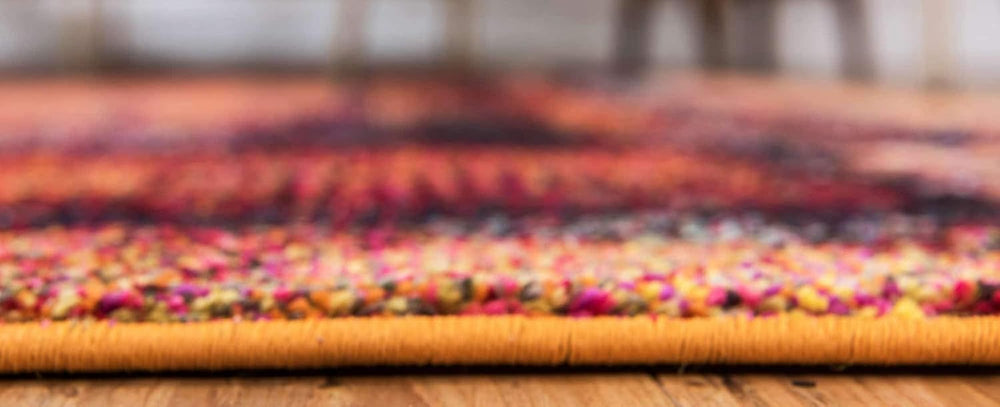 Unique Loom Estrella Collection Rustic, Distressed, Modern, Abstract Area Rug...