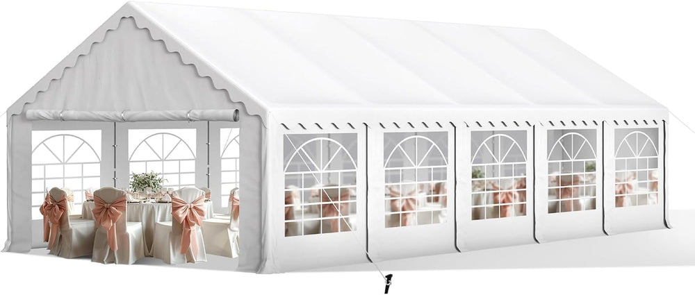 Sophia & William 16x32 Party Tents, Heavy Duty Event Tent for Parties