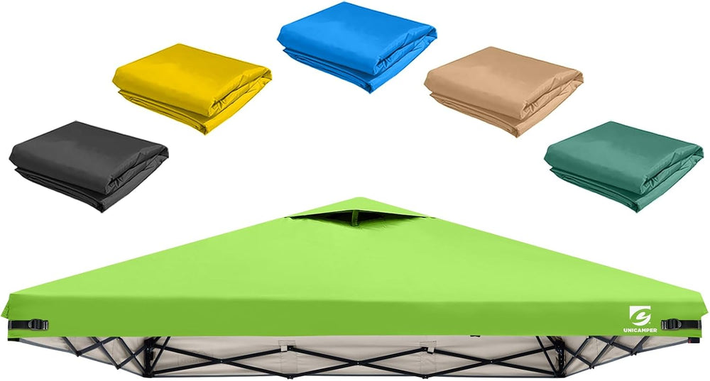 10x10 Pop Up Canopy Replacement Top Cover with Air Vent(Frame NOT INCUDE)