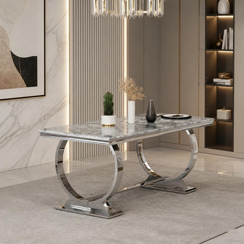 Dining Table, 70" Rectangular Modern Kitchen and Dining Room Table with ...