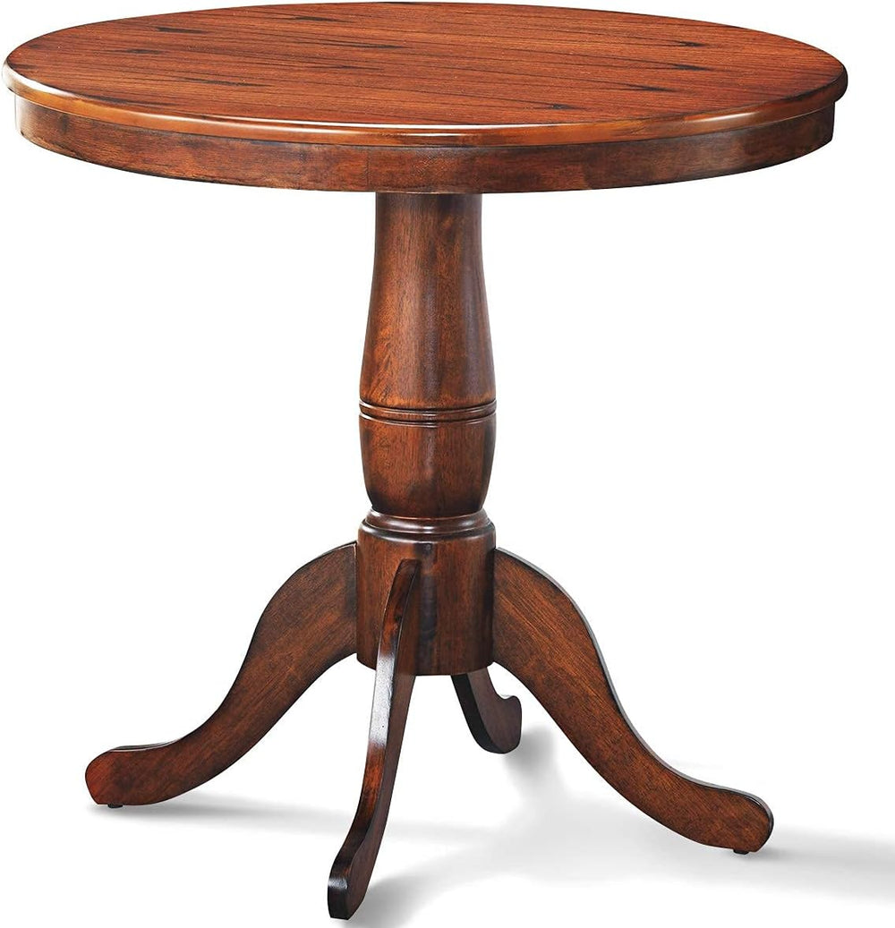 GIANTEX Round Dining Table for 2-4 People, 32" D X 30" H Wooden Kit...