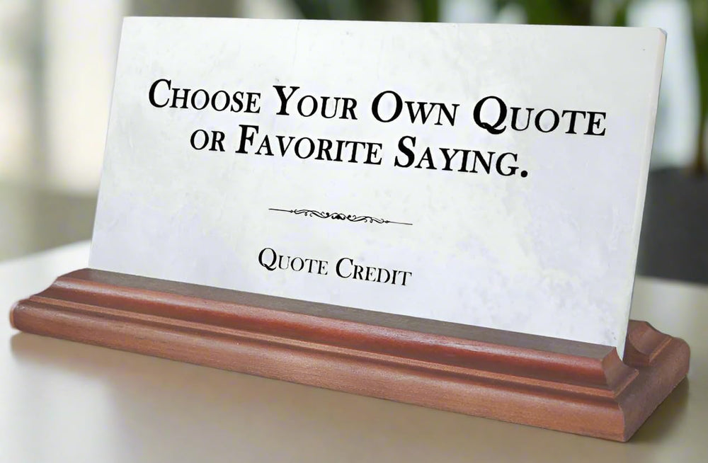 Custom Sign Plaque - Quote, Favorite Saying, Information, or Motto – Personal...