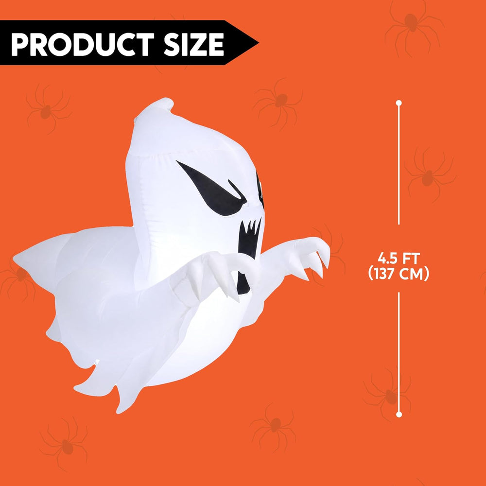 Joiedomi 4.5 FT Halloween Inflatable Scary Flying Ghost Broke Out from Window...