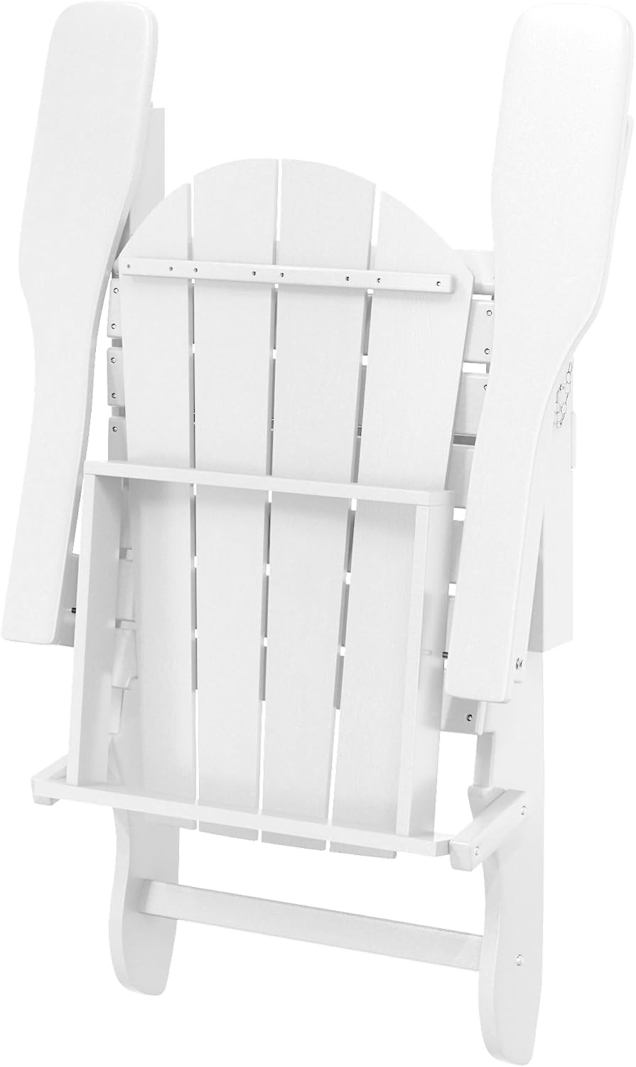 WO Home Furniture Laguna Folding Adirondack Chairs Set of 2, HDPE Patio Chair...