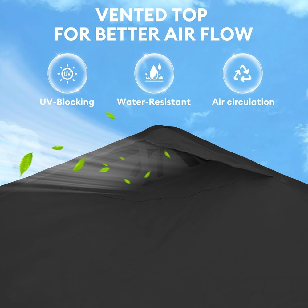 SANWAY 10x10 Pop Up Canopy Tent with Sidewall, Vendor Booth Shelter
