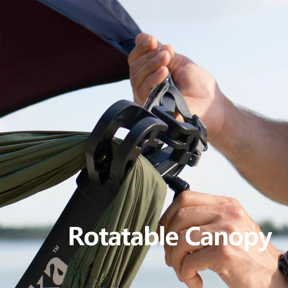 anymaka Set Up in 3 Seconds Adjustable Portable Aluminum Alloy Hammock Stand ...