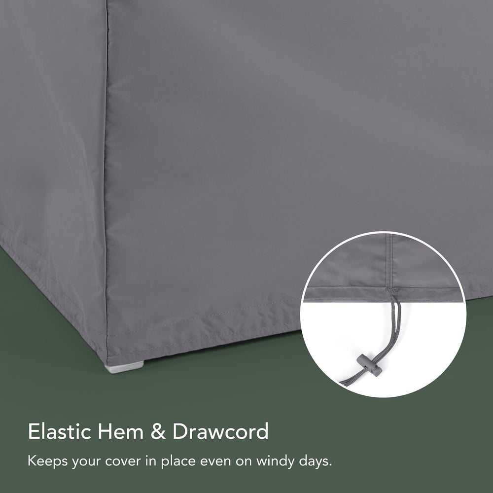 Covermates Elite Deck Box Cover, Polyester, 40W x 28D x 22H, Charcoal