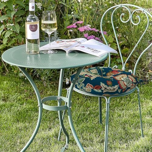 LVTXIII Outdoor Fluffy Bistro Chair Cushions Patio 15-Inch Round Seat Cushion...