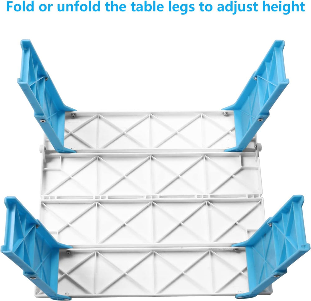 Modern-Depo 15.9"x14.2"x9.6" Large Portable Folding Beach Tabl...