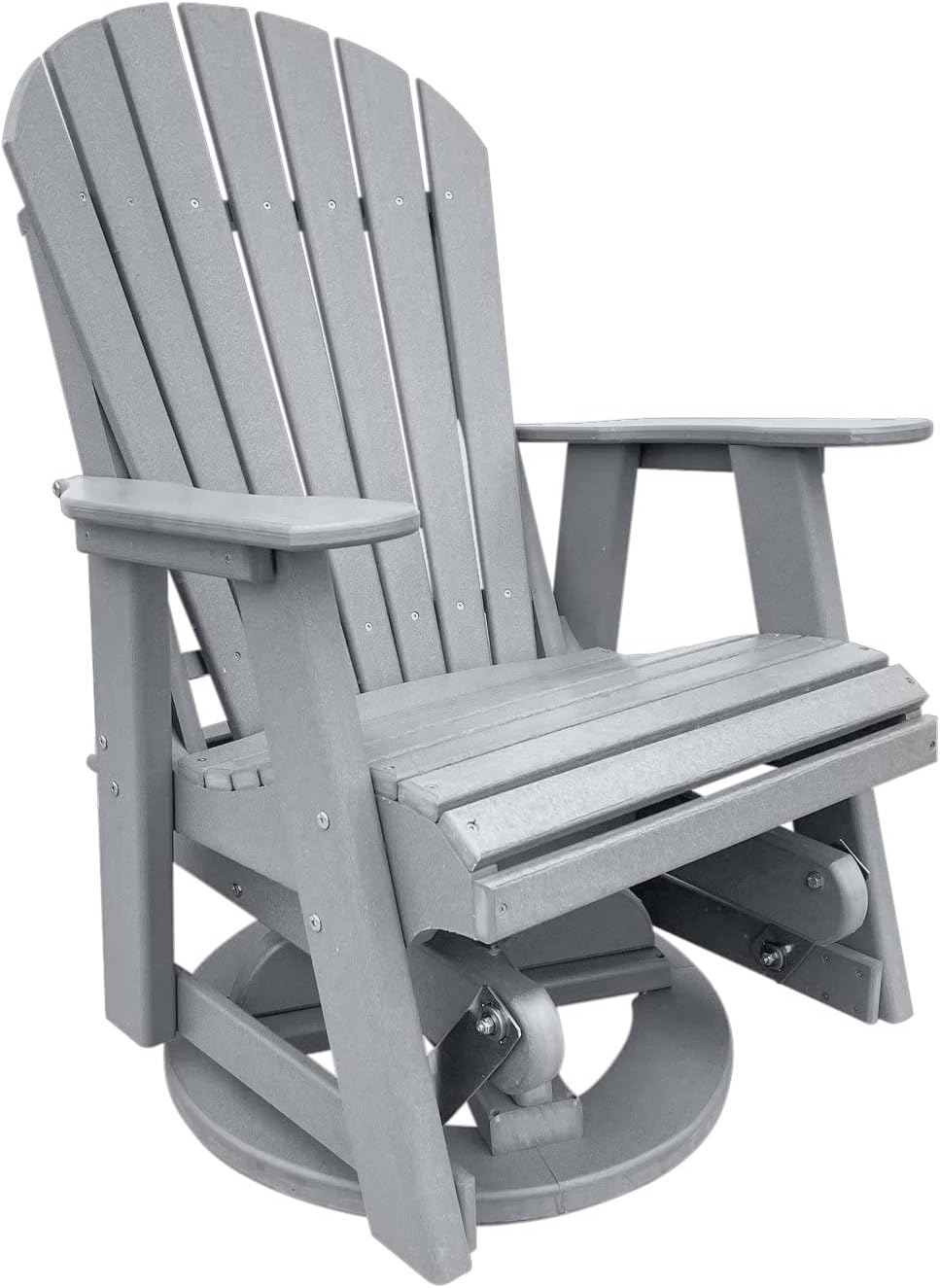 Phat Tommy Glider for Outside Patio - Outdoor Swivel Glider Chair - Poly Outd...