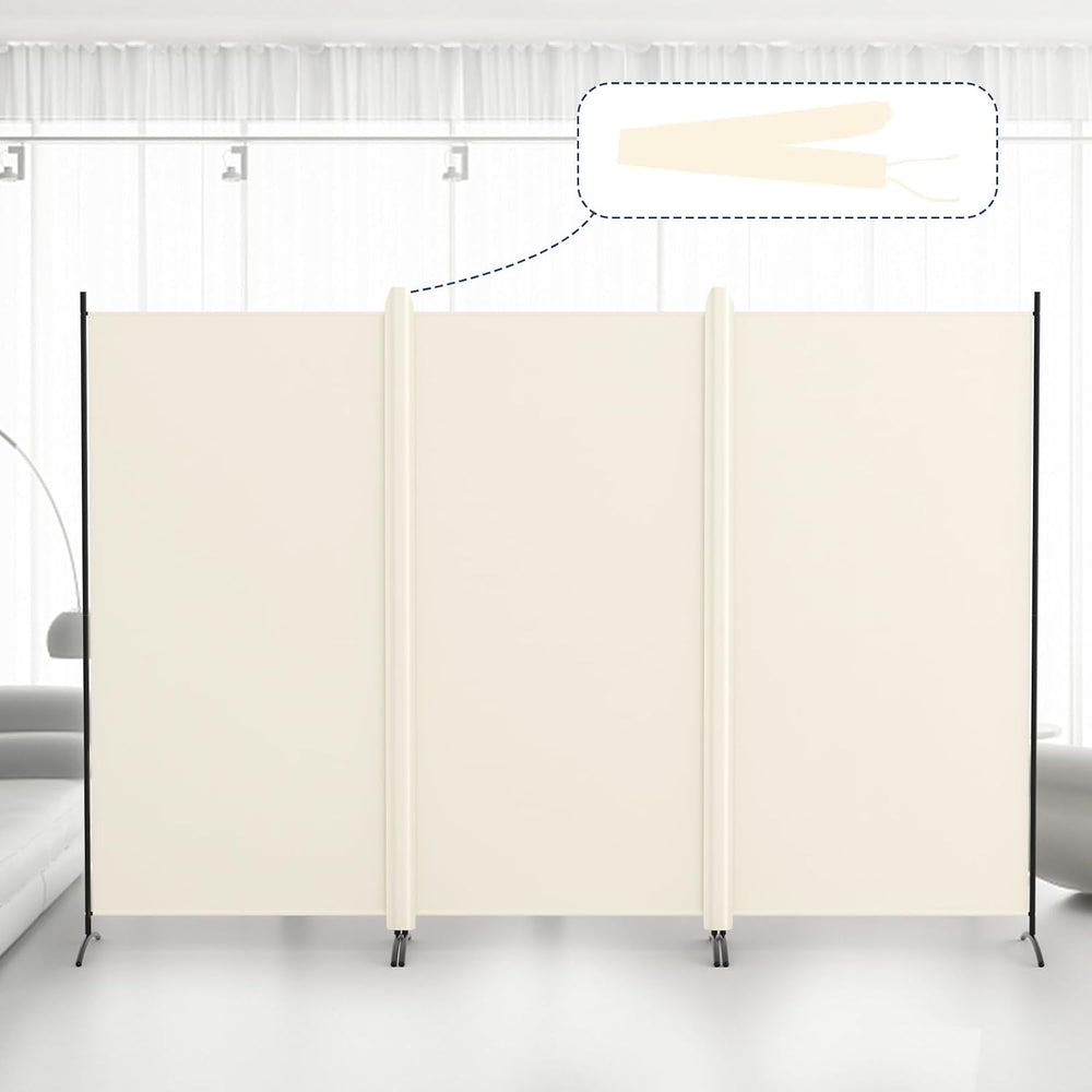 Kokorona 3 Panel Room Divider, 6FT Tall Folding Privacy Screen Wall Dividers,...