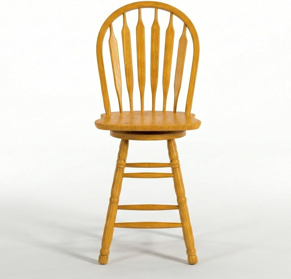 Sunset Trading Selections 24" Counter Height Swivel Barstool | Farmhouse...