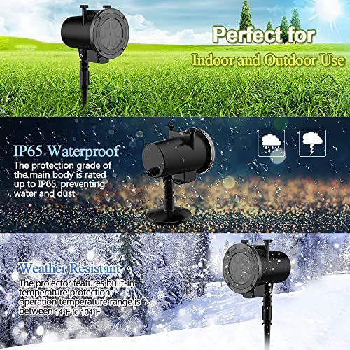 Halloween Christmas Projector Lights Outdoor,Indoor Holiday Projector Light w...