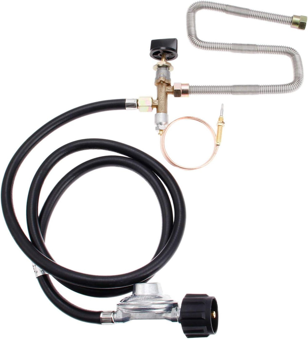 DRELD Propane Gas Fire Pit Fireplace Valve Control System Kit Assembly