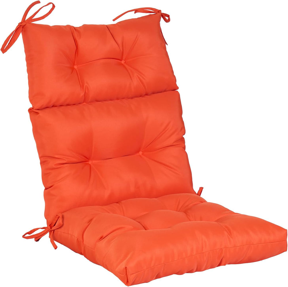 QILLOWAY Waterproof Adirondack Chair Cushion,High Back with Anti-Slip Ties, T...