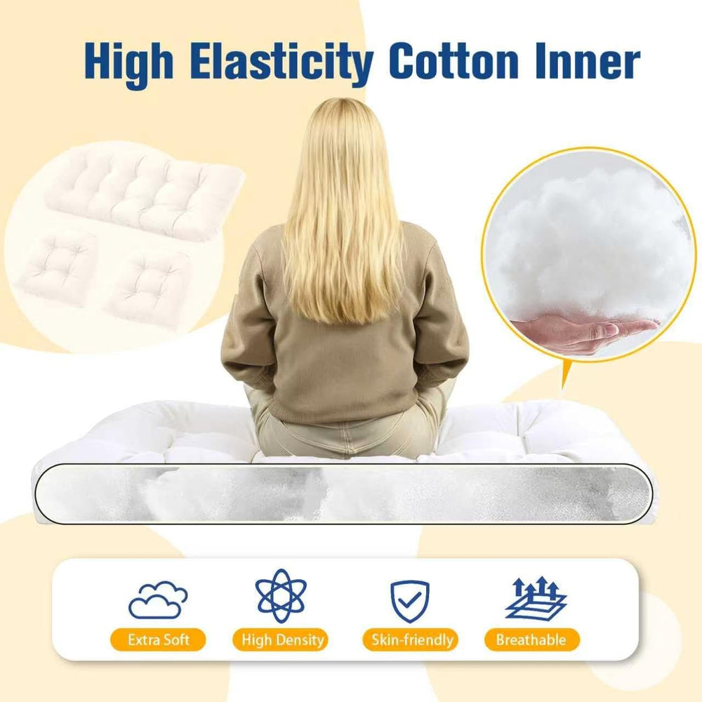 Wicker Furniture Cushions Outdoor, Patio Seat Chair Pads, Waterproof