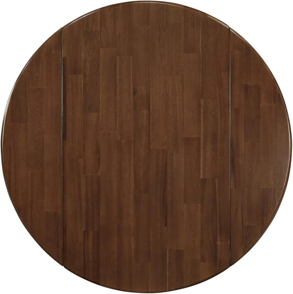 East West Furniture DLT-AWA-TP Dublin Dining Room Table - a Round Solid Wood ...