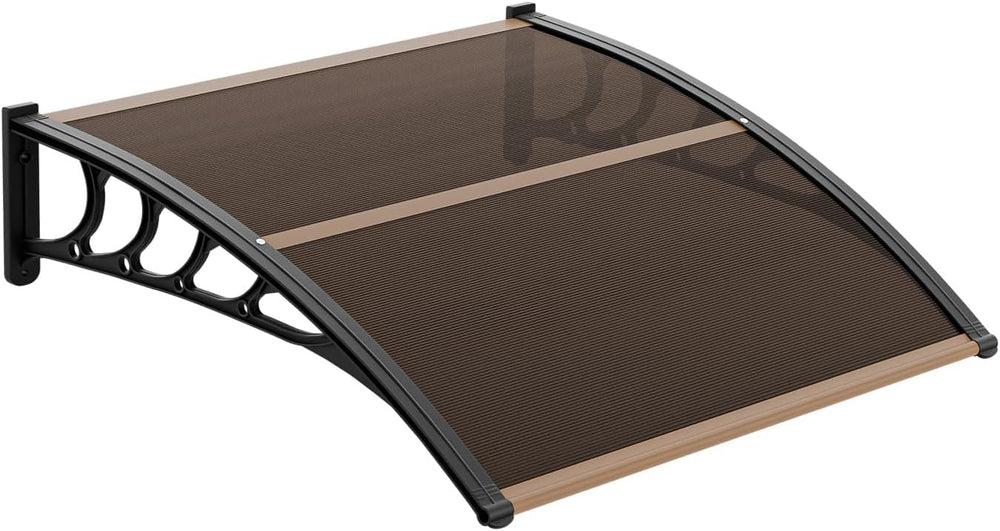 VINGLI Window Awning Door Canopy, 40" x 40" Window Awning Overhead ...