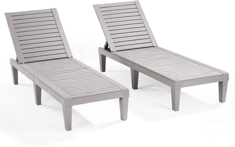 Nestl Lounge Chair Outdoor, Tanning Chair, Chaise Lounge Outdoor Set of 2