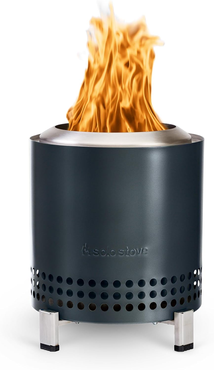 Solo Stove Mesa XL, 7 Inch Tabletop Fire Pit with Stand - Smokeless, Stainles...