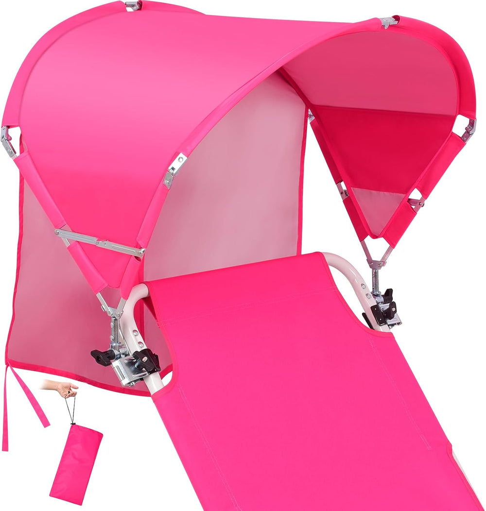 Universal Wind-Resistant Chair Umbrella Canopy, Foldable Portable UPF 50+ Sun...