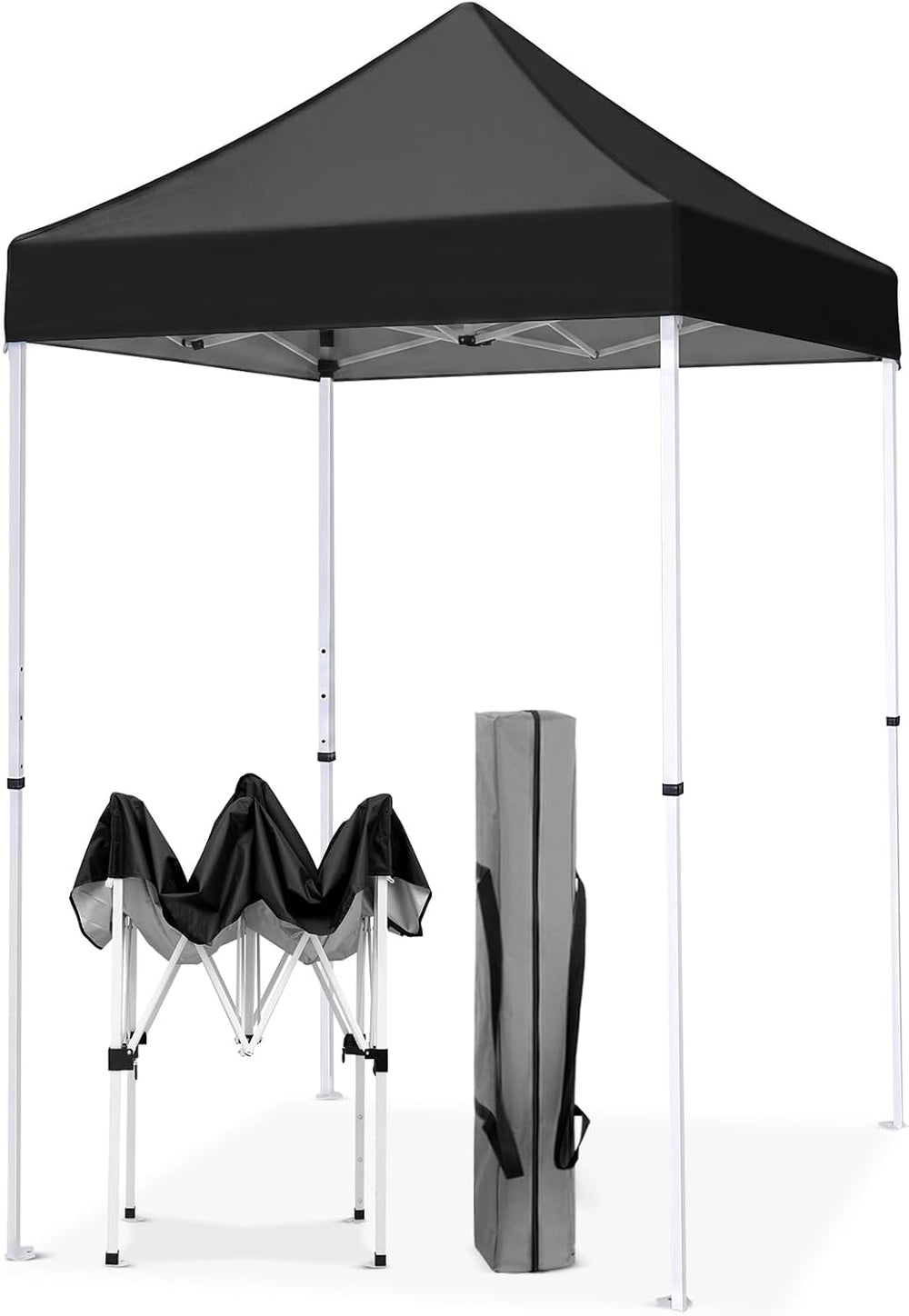 EAGLE PEAK 5x5 Pop Up Canopy Tent, Black