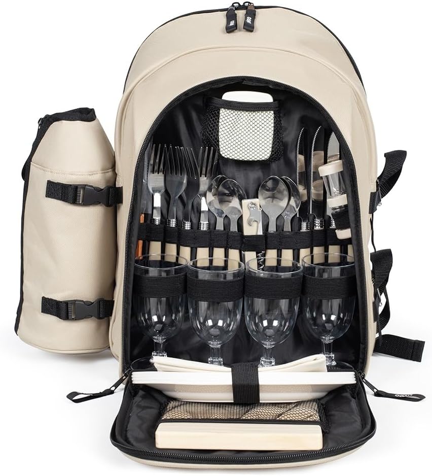 Livoo – 4 Person Picnic Backpack SE970C – 11L, 600D, 30 Accessories