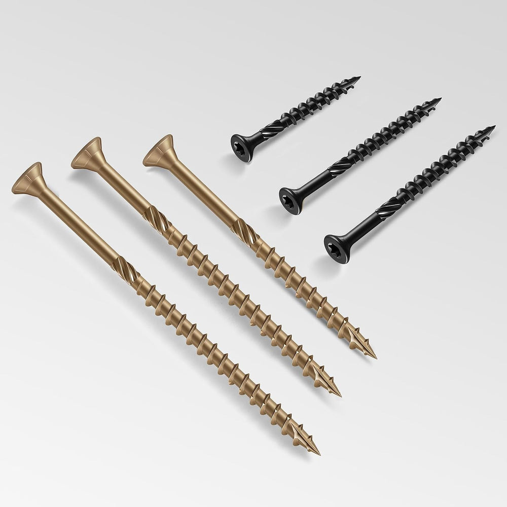 #14 Deck Screws 3 Inch Exterior Decking Wood Screws Heavy-Duty Outdoor Torx D...