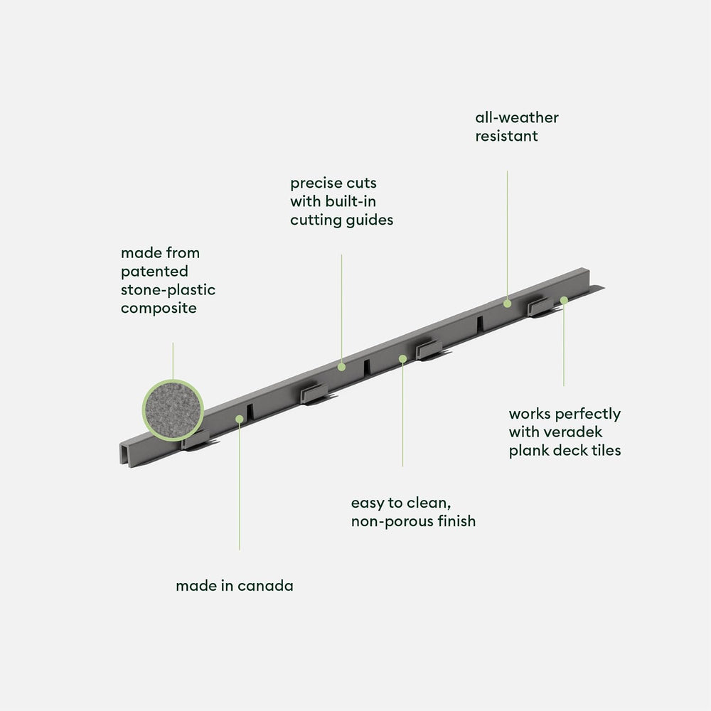 Veradek Flooring Series Plank Deck Tiles Trim