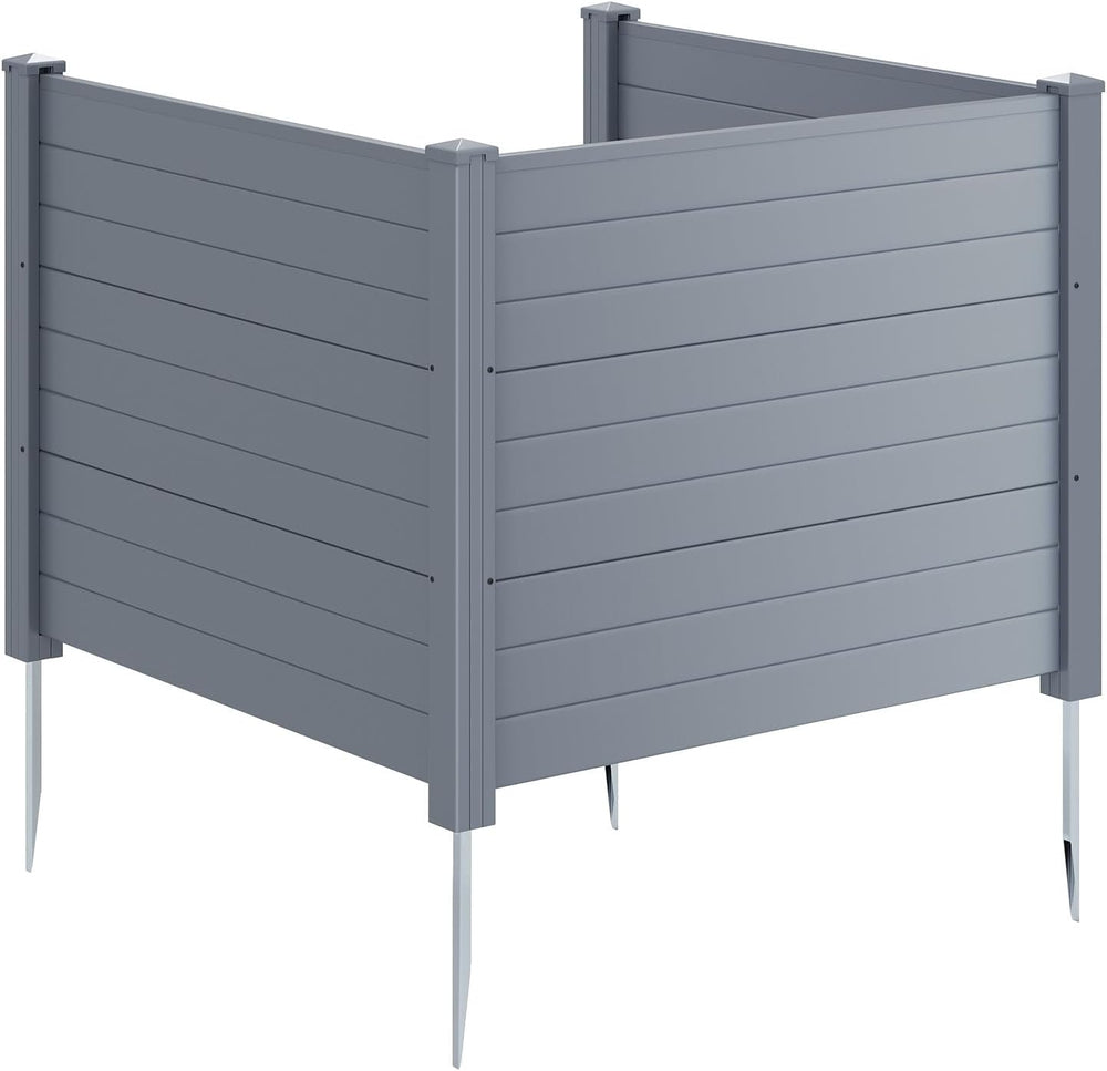 GIANTEX 36''H x 48''W Air Conditioner Fence Privacy Screen 3 ...
