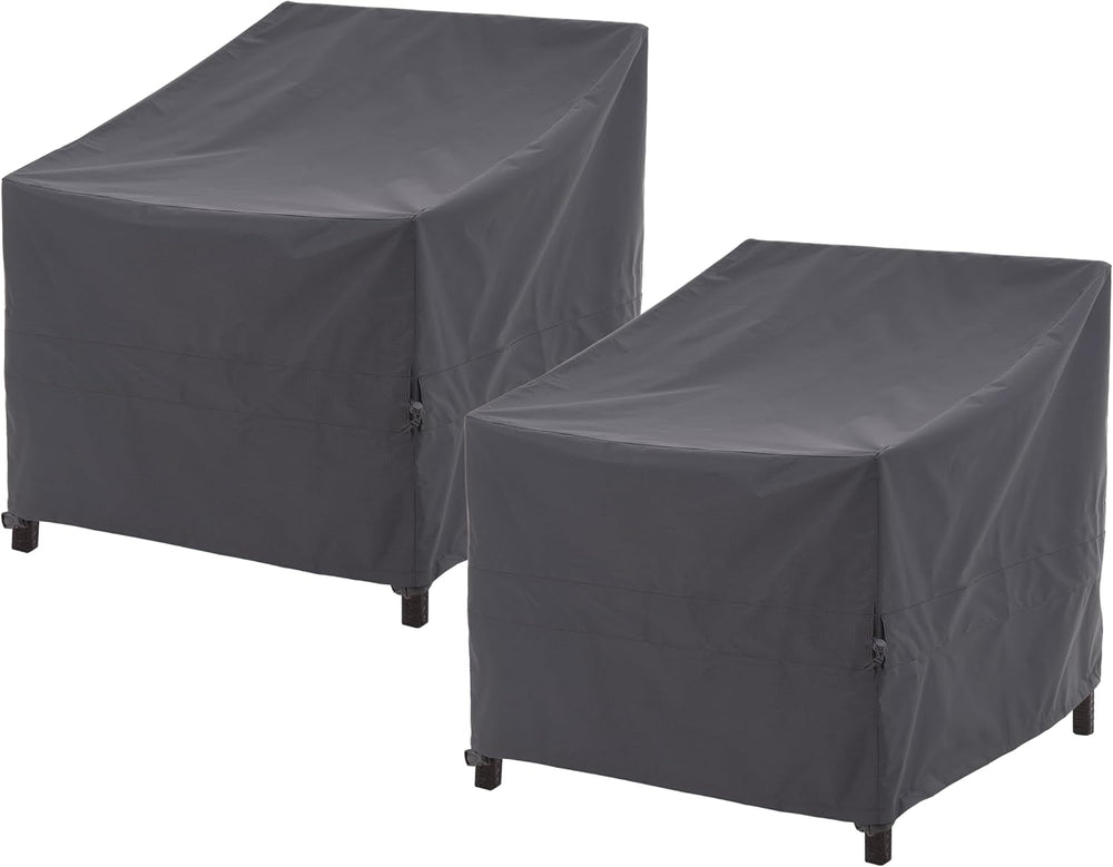 WJ-X3 Grey Patio Chair Covers Heavy Duty, 34" W x 36" D x 36" ...