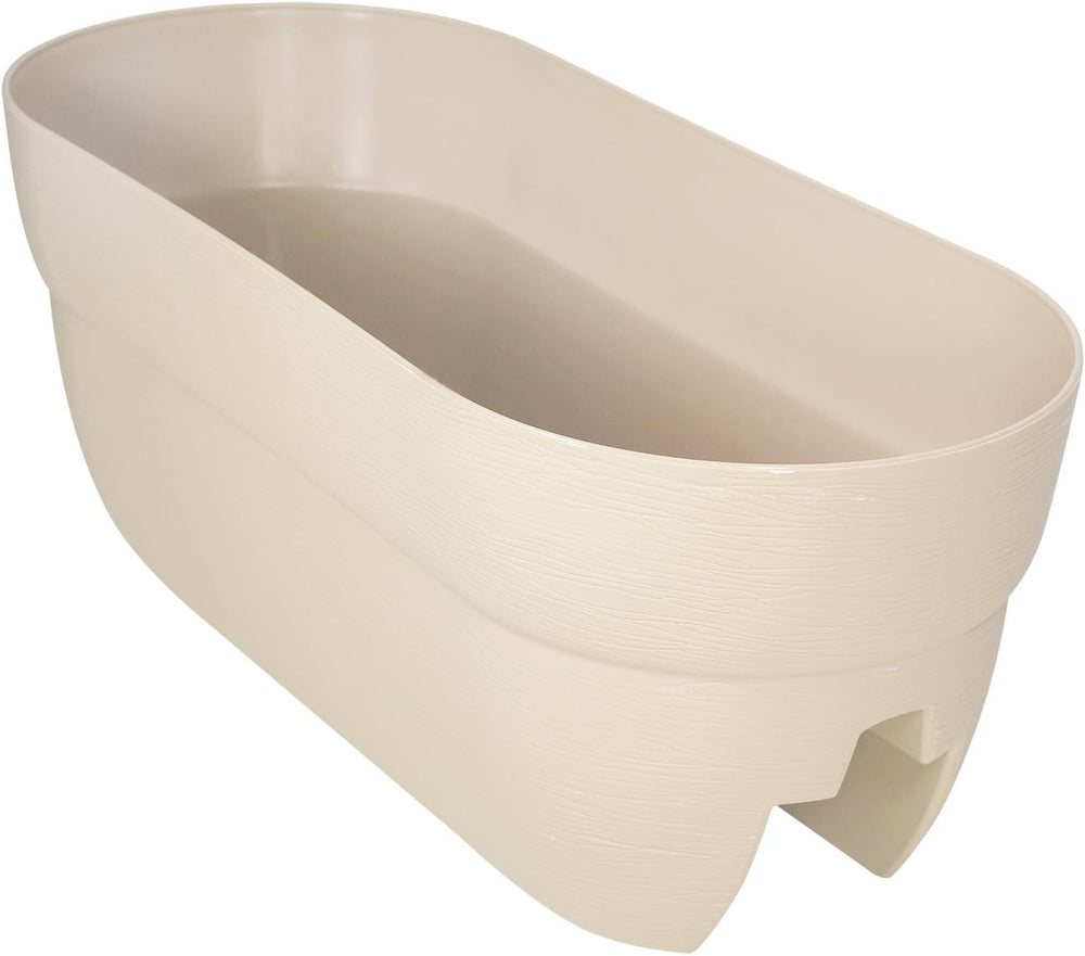 Bloomers Rail Picker Self-Watering Railing Planter Grow Box – 24" Weathe...
