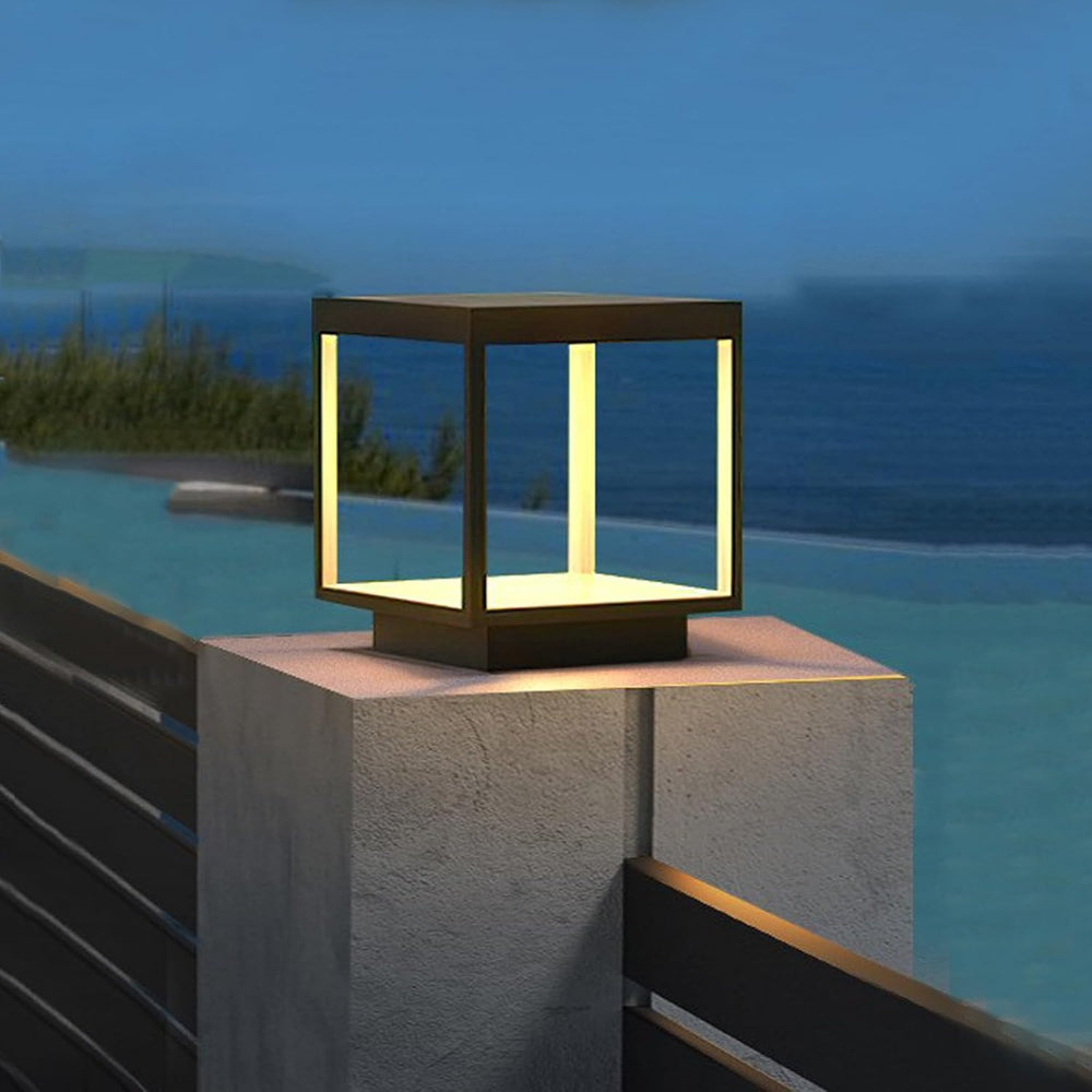 Stainless Steel Outdoor Post Lights 10X10,12V&110-240V Hard Wired Light,O...