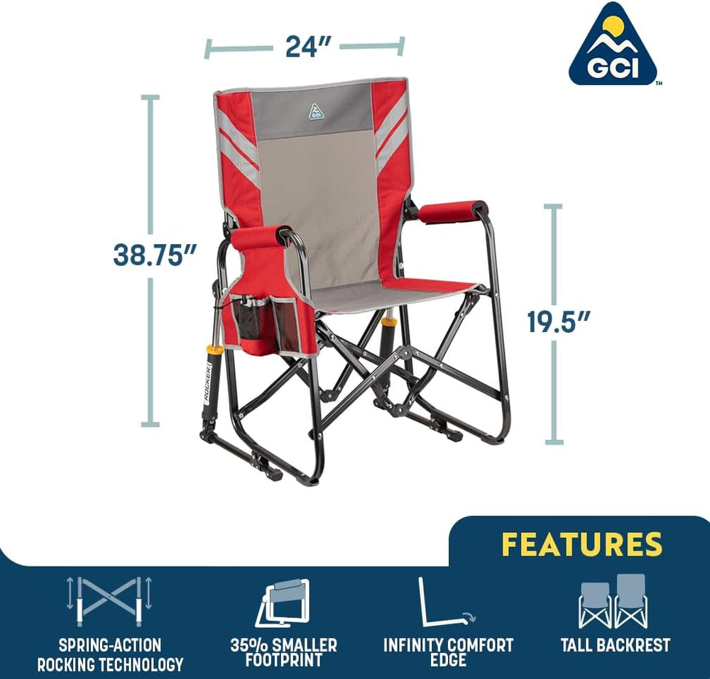 GCI Outdoor Stowaway Rocker - Hunter Topo