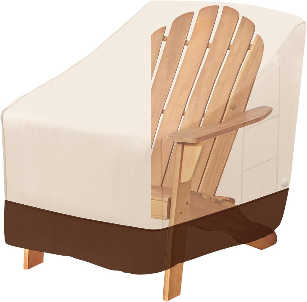 Tuyeho 900D Adirondack Patio Chair Cover 40x37x30 Outdoor Waterproof