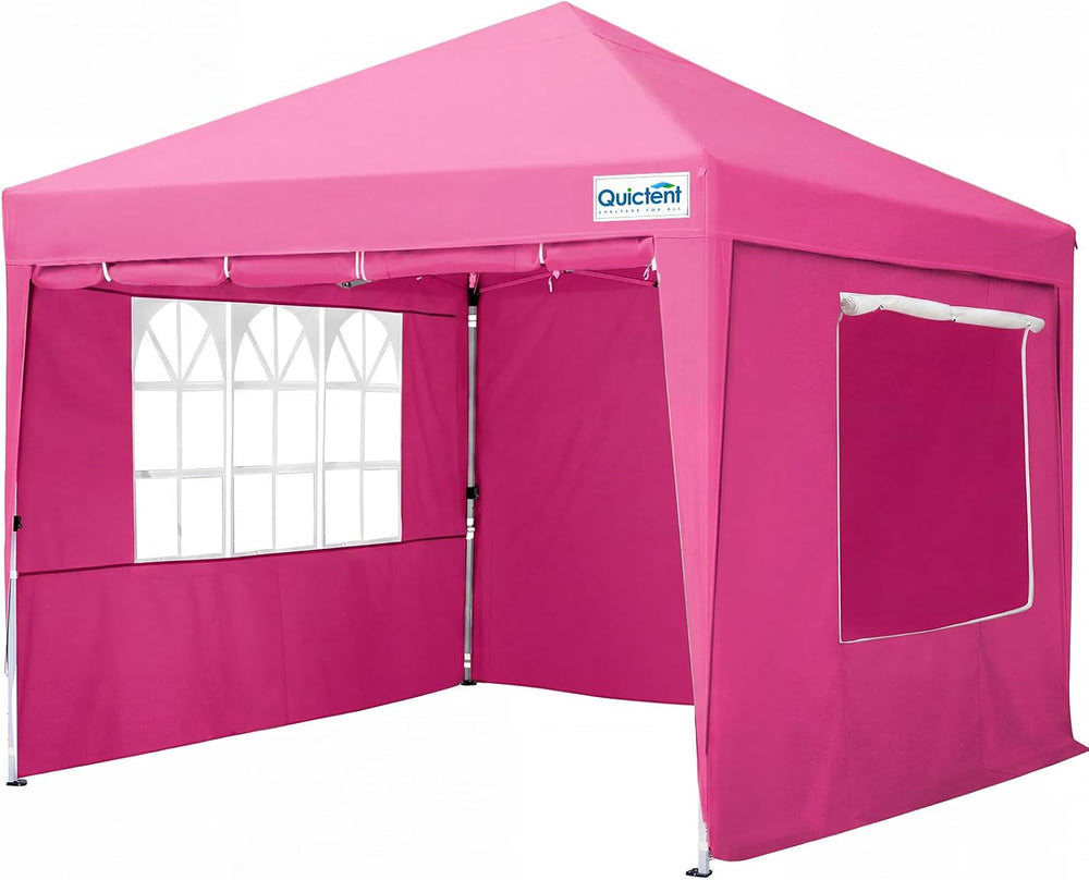 Quictent Pop up Canopy Tent 10'x10' with 4 Detachable Window Sidewalls