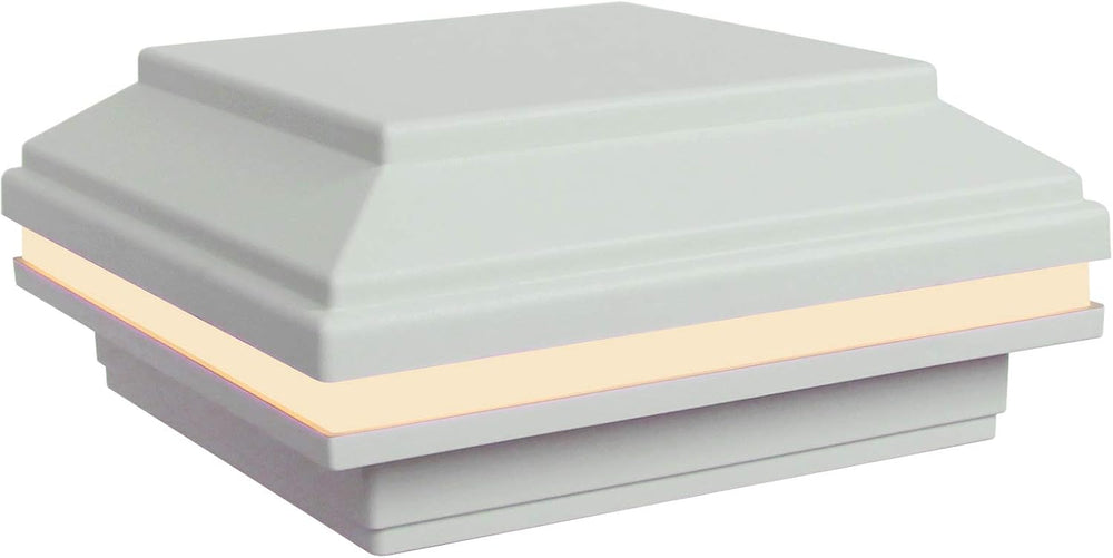 Tru-Scapes® 4.5” Composite LED Low Voltage Deck Post Cap Light (ONLY fits a T...