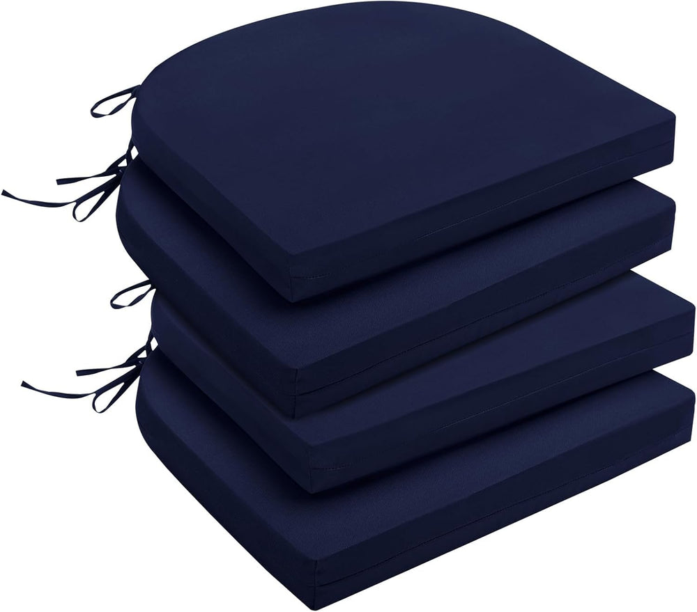 downluxe Outdoor Chair Cushions Set of 4 for Patio Furniture, Water-Resistant...