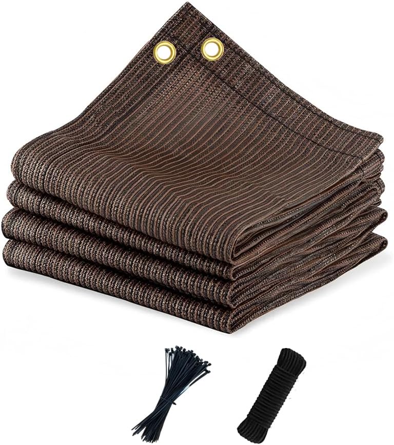 90% Sun Shade Cloth for Patio, 12x12 Ft Breathable Sunshade Fabric for Garden...