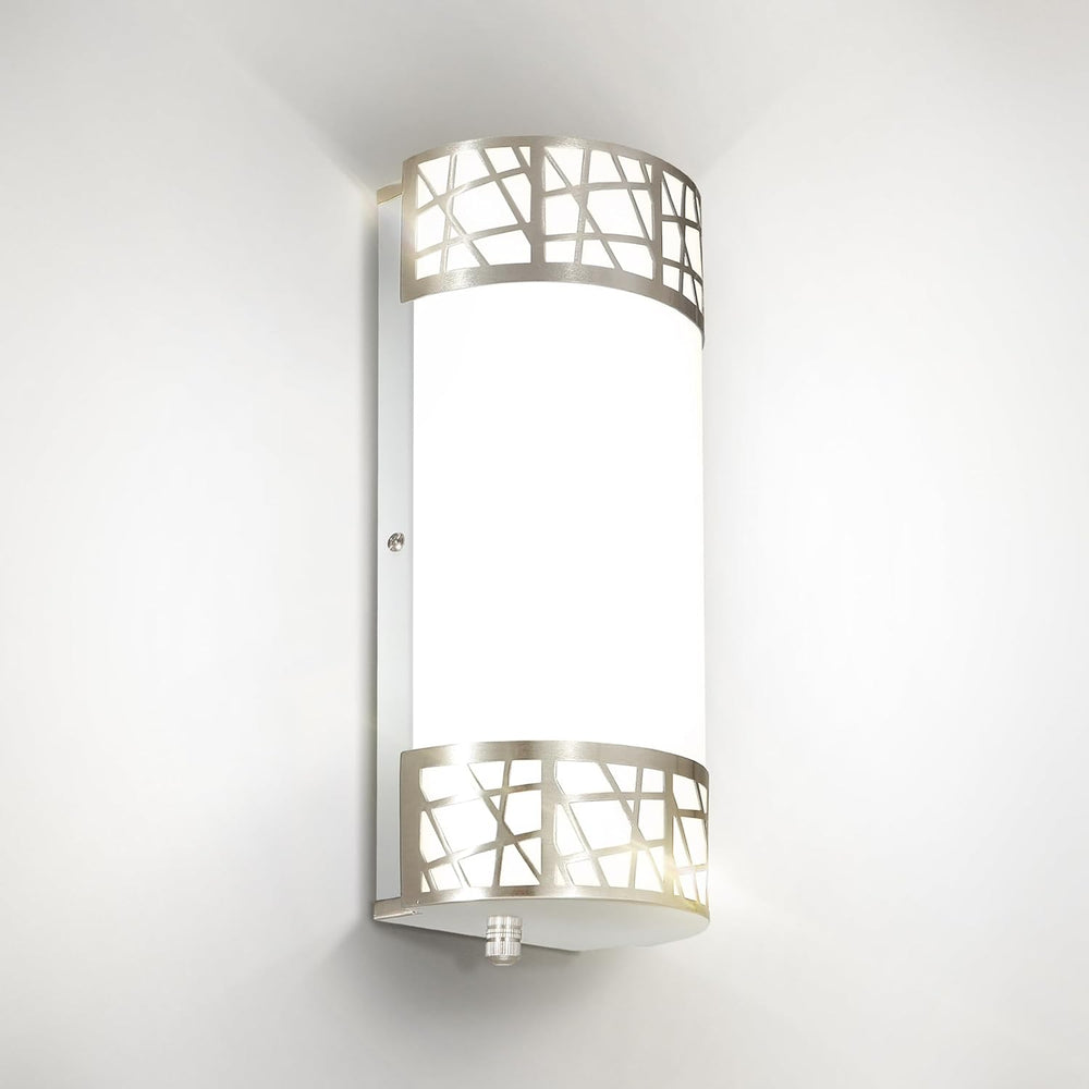 ASD 12 Inch LED Indoor Wall Sconce - Brushed Nickel Modern Dimmable 15W 2700K...